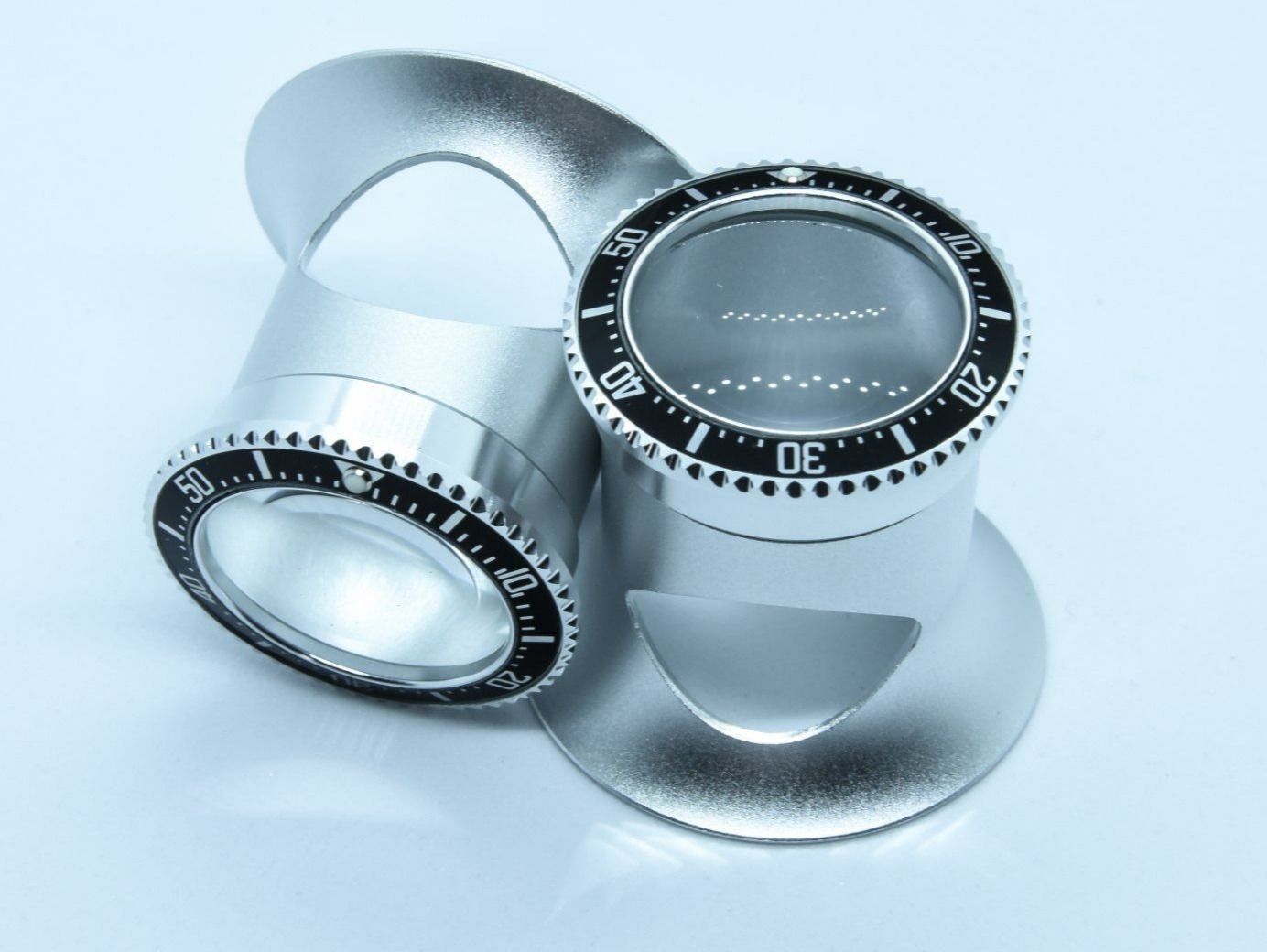 Sonstiges zu Optik: Uhrmacherlupe im SUB Style Black Silber – Neu und originalverpackt aus St. Gallen von galluswatches