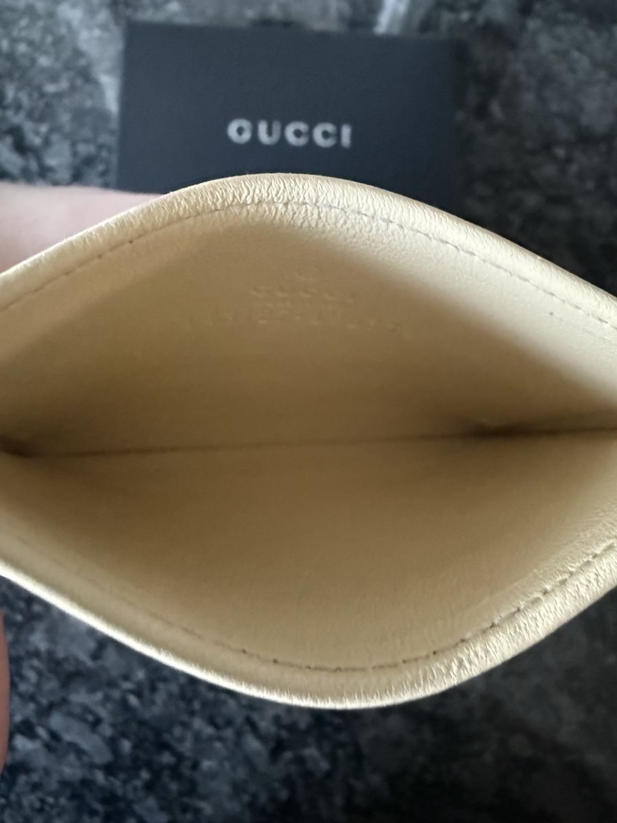 Gucci Portemonnaie: Gucci Cardholder in Butteryellow – Neu (gemäss Beschreibung) aus Rheinfelden von Sabjoo84 6