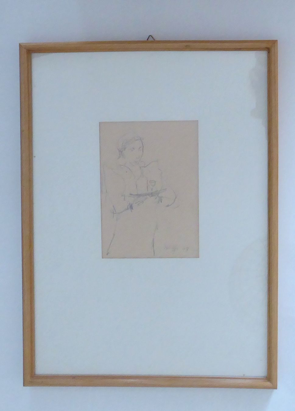 Foto & Immagini: Max Kämpf  1912-1982 in Basel Bleistiftzeichnung Original – Usato da Aesch BL venduto da Kauri1 2