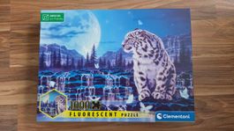 Clementoni Puzzle, 1000 Teile, Fluoreszierend, Winter