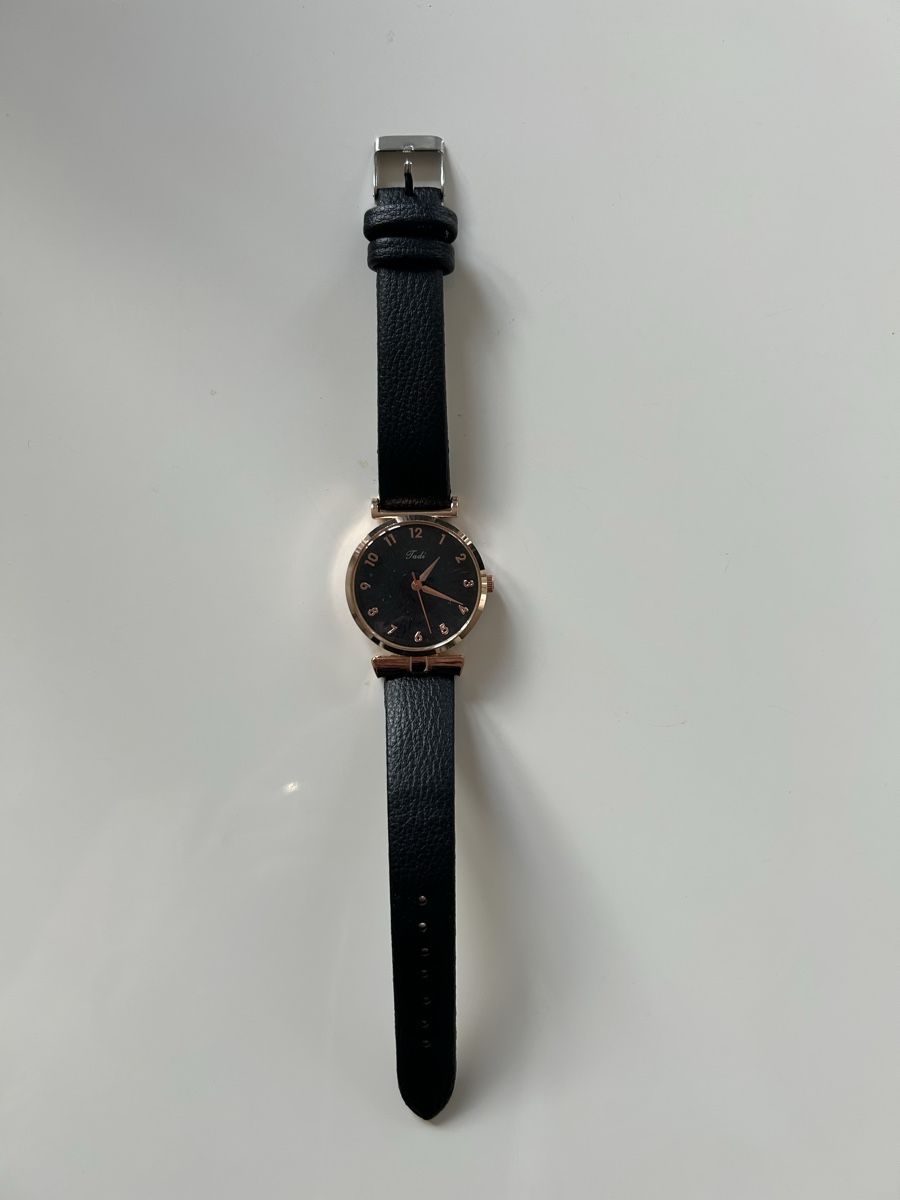 Orologi: Uhr Tadi schwarz neu – Nuovo (secondo la descrizione) da Biel/Bienne venduto da SandraDG