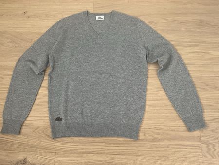 Lacoste Pullover Grau Gr. 3 / S, Top Zustand für den Winte