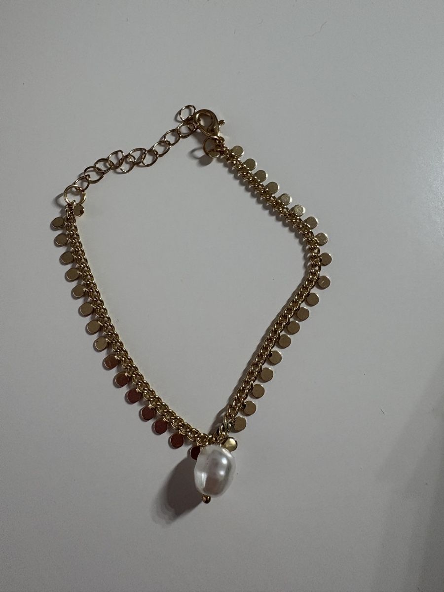 Bracciali & Braccialetti: Elegantes Gold-Armband mit einer Perle – Nuovo (secondo la descrizione) da Winterthur venduto da nik_pr58