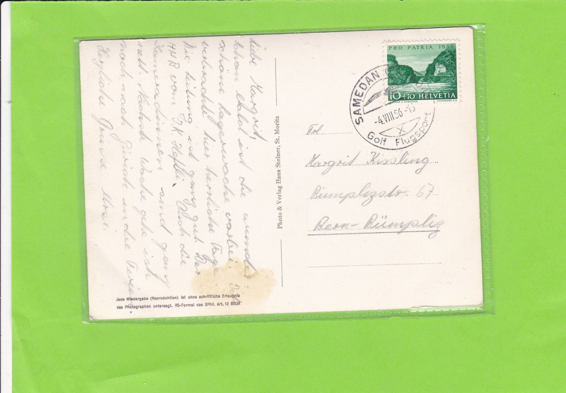 Cartes postales: Blick Suvretta-Silvaplana – D'occasion à St. Peterzell par neckertal 1