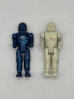 Lot figurines Manta Force bleu et blanc vintage