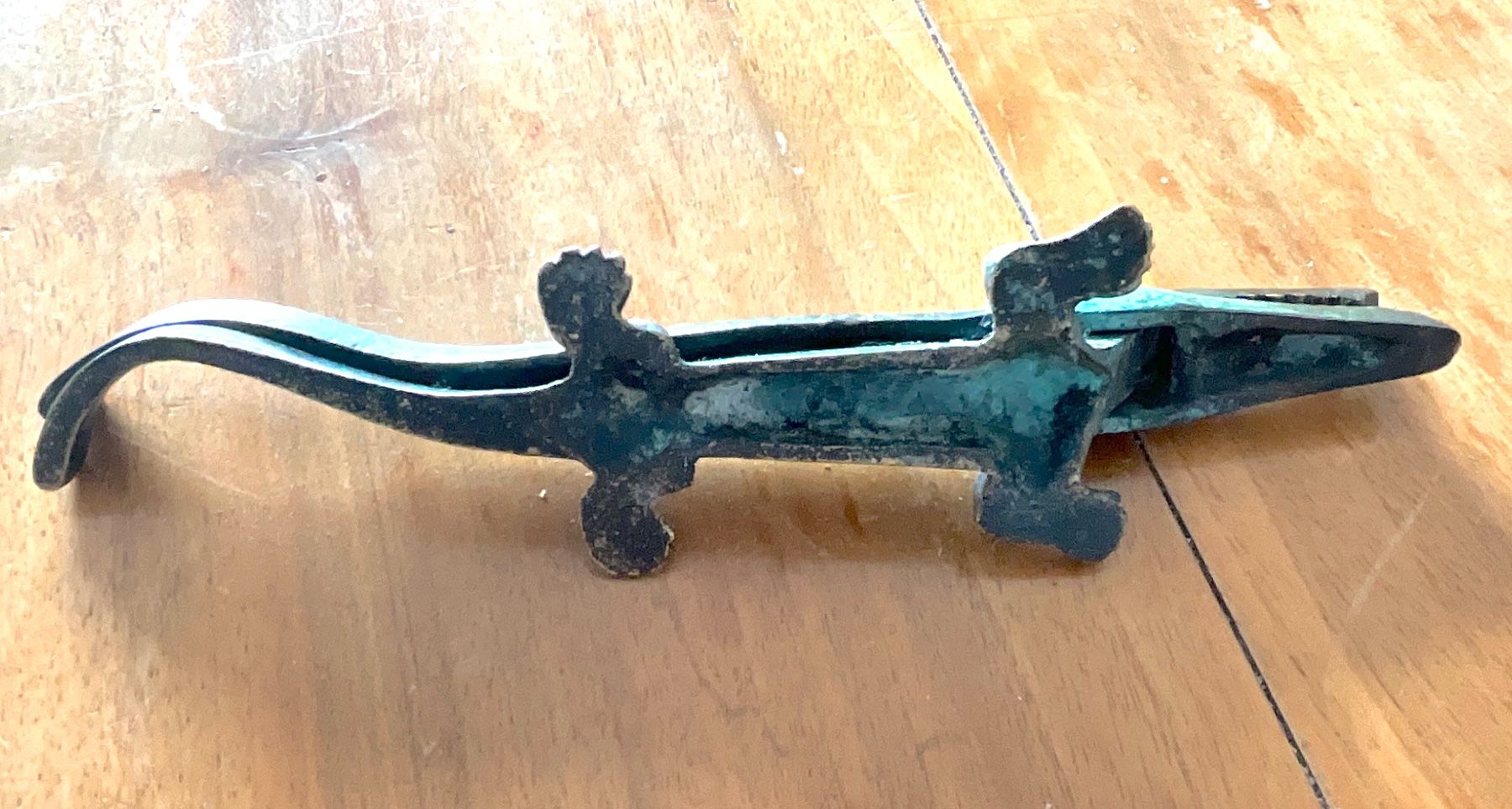 Statuette: Krokodil-Nussknacker, Vintage, Messing – Usato da Bern venduto da Ivob0 3