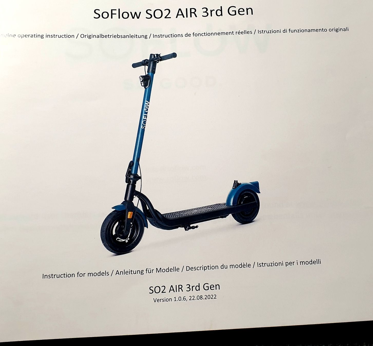 Scooters: E-Roller SoFlow S02 Air 3Rd Gen – Neu und originalverpackt aus Thun von Vinkaa 8