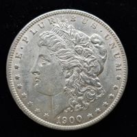 Morgan US $ 26,7gr Silber 900/1000 1900 vorz-bis unz.