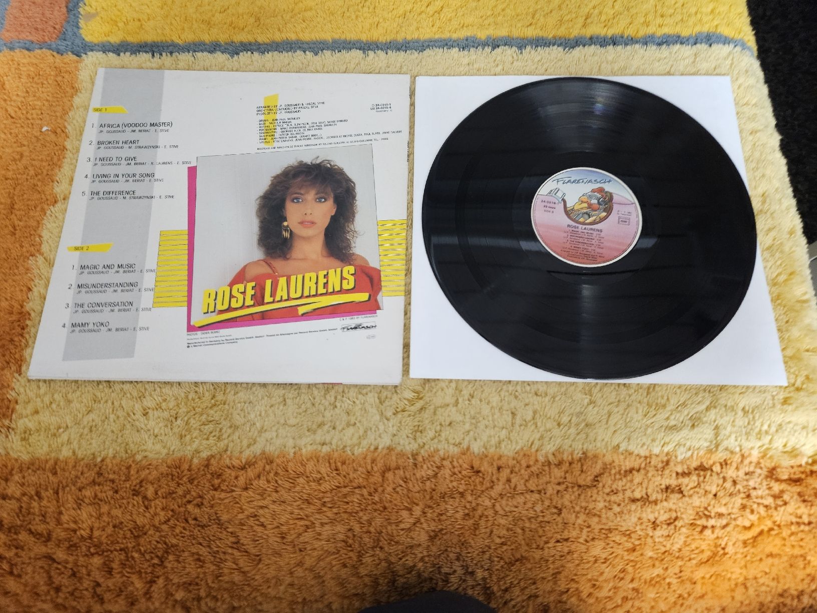 Schallplatten: Rose Laurens Schallplatte Lp - same mit "Africa" – Neu (gemäss Beschreibung) aus Lyss von Alexine 1