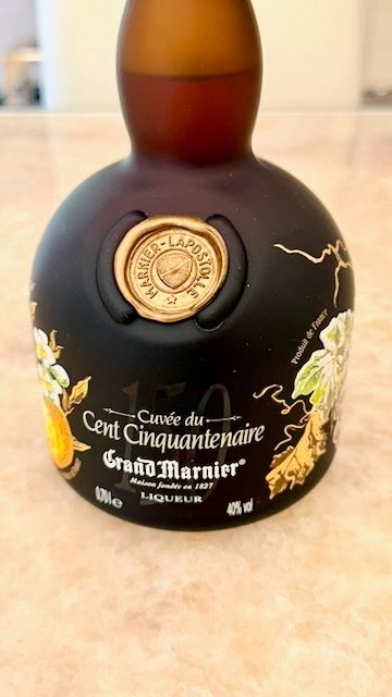 Spirituosen: Grand Marnier Cent Cinquantenaire 1977 handbemalt 70 cl – Gebraucht aus Zürich von sr.zurich