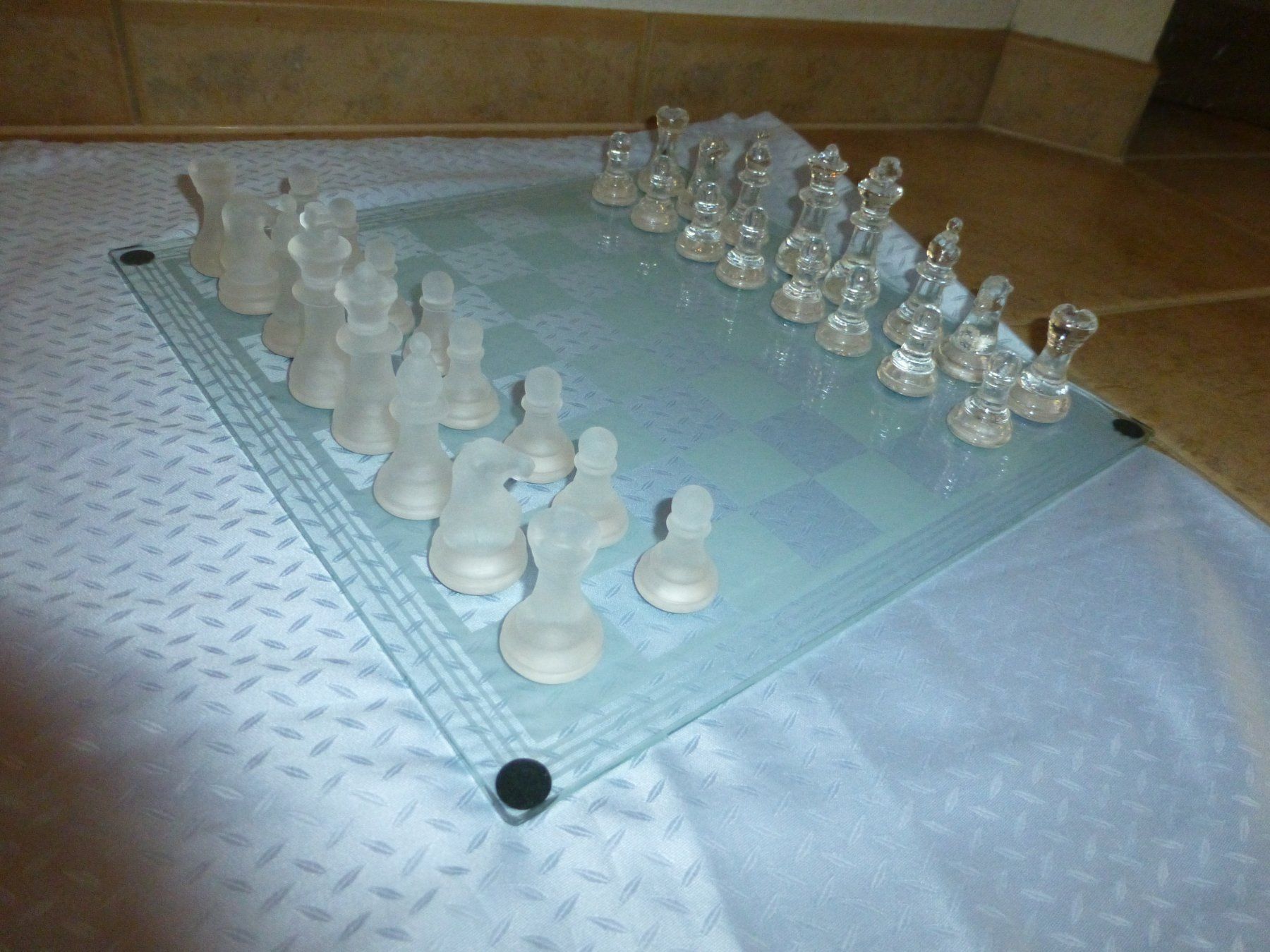 Giochi: zwei Schachspiele aus Metall und Glas – Usato da Würenlingen venduto da drago56 1