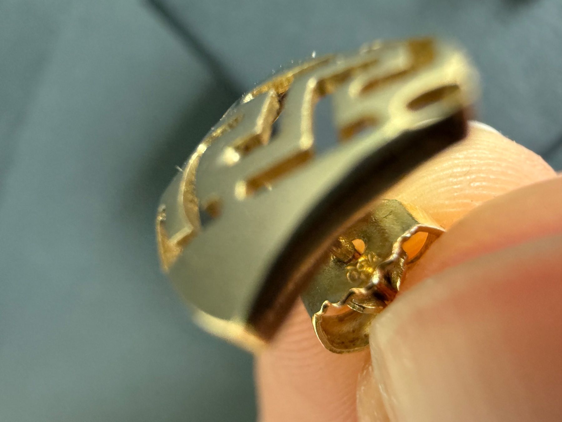 Orecchini pendenti & Orecchini a lobo: Gelbgold Ohrstecker 750, 18K – Usato da Spiegel b. Bern venduto da Rogger72 4