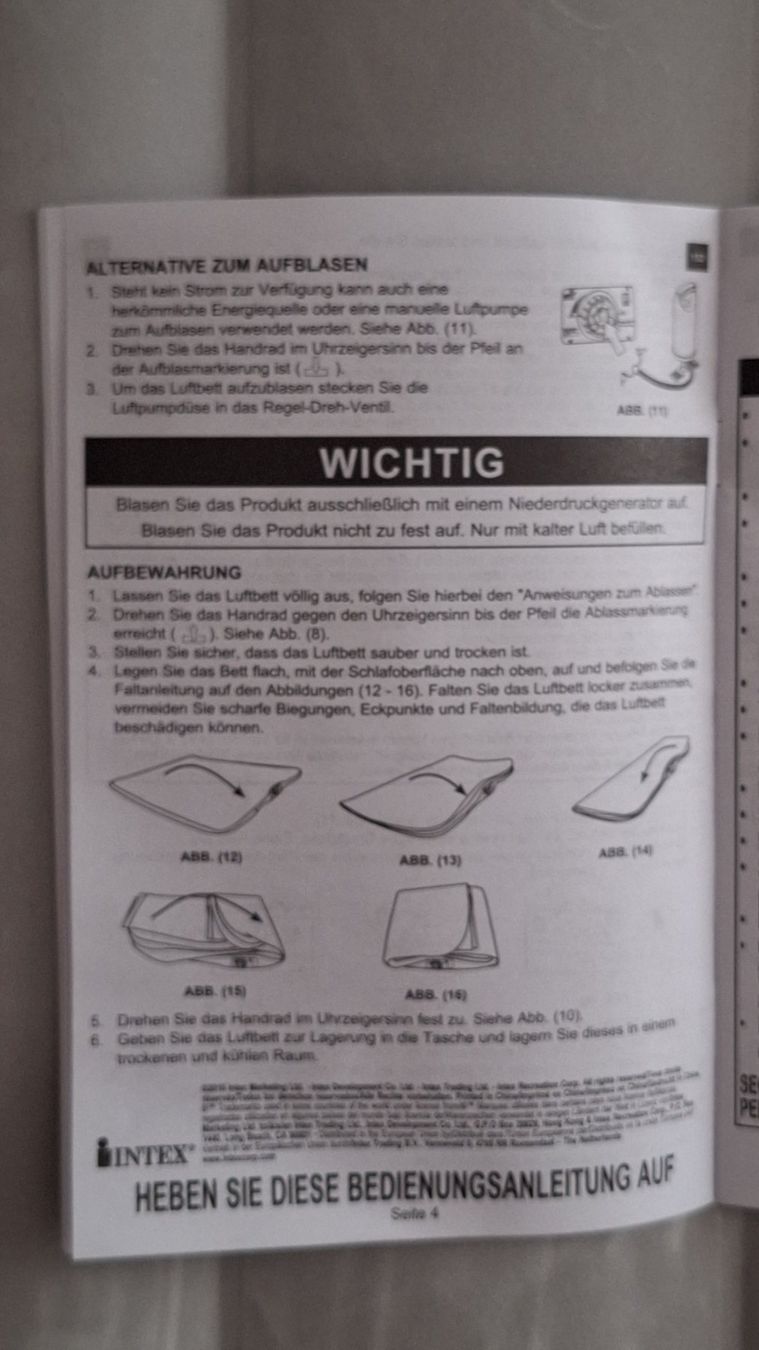 Materassi: MATRATZE elektrisch aufblasbar 190x96x45 cm – Usato da Kloten venduto da rerosa01 7