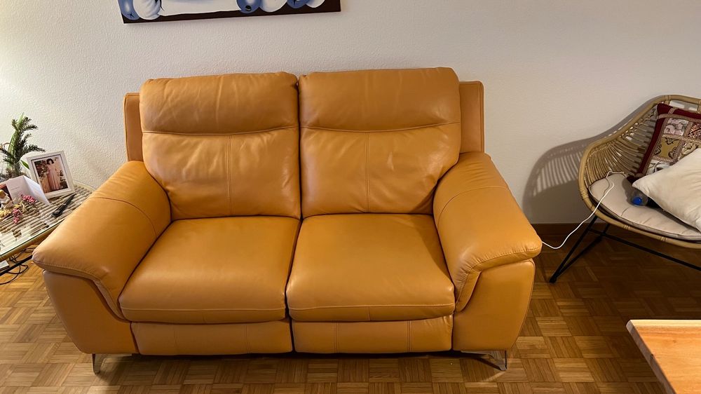 Wunderbares Leder Relaxsofa 2er Kaufen auf Ricardo