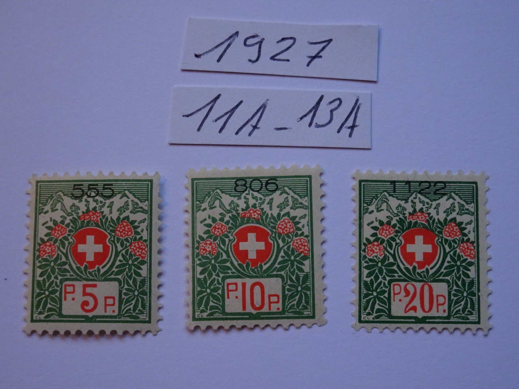 Alle Briefmarken: Porto 1927* – Neu (gemäss Beschreibung) aus Aadorf von Chnorli-Furz