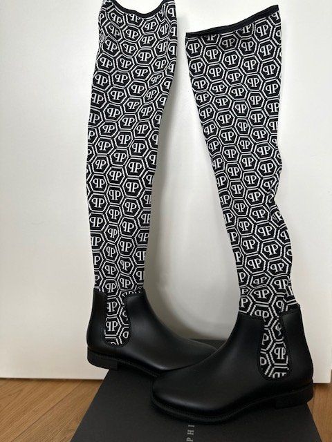 Philipp Plein Scarpe da donna: Original Philipp Plein Strumpfstiefel – Nuovo (secondo la descrizione) da Cham venduto da Monaco2013 1