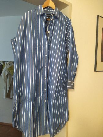 GANT scamiciato a righe blu NUOVO