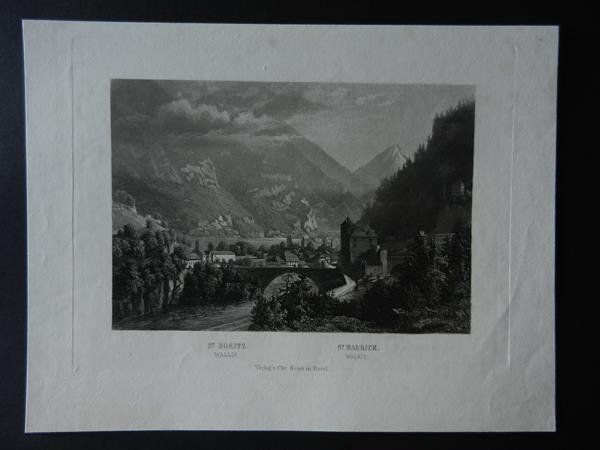 Incisioni: St.Maurice Valais – Usato da Risch venduto da Rischli15