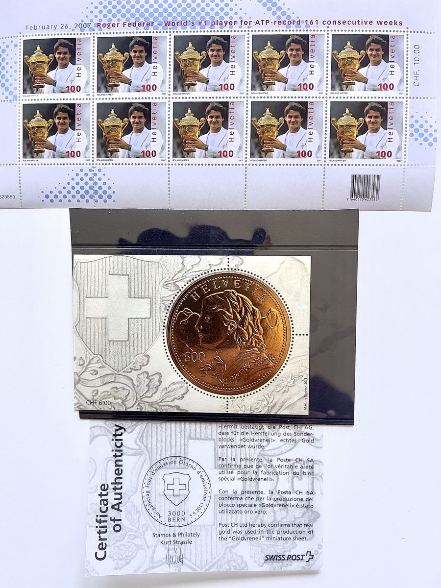 Tutti i francobolli: Frankatur CHF 100.- postfrisch – Nuovo (secondo la descrizione) da Glattbrugg venduto da Artos67