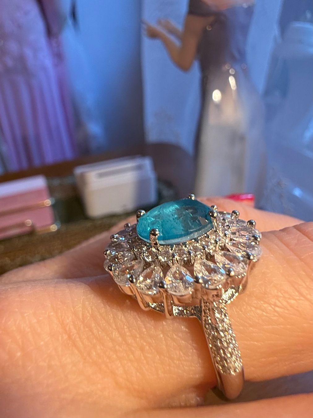Anelli: Bague Lagune Paraiba – Nuovo e nell'imballaggio originale da St-Maurice venduto da Sandrinette123 4