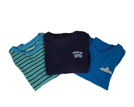 LUPILU Kinder T-Shirt Langarm Gr. 110/116 Set
