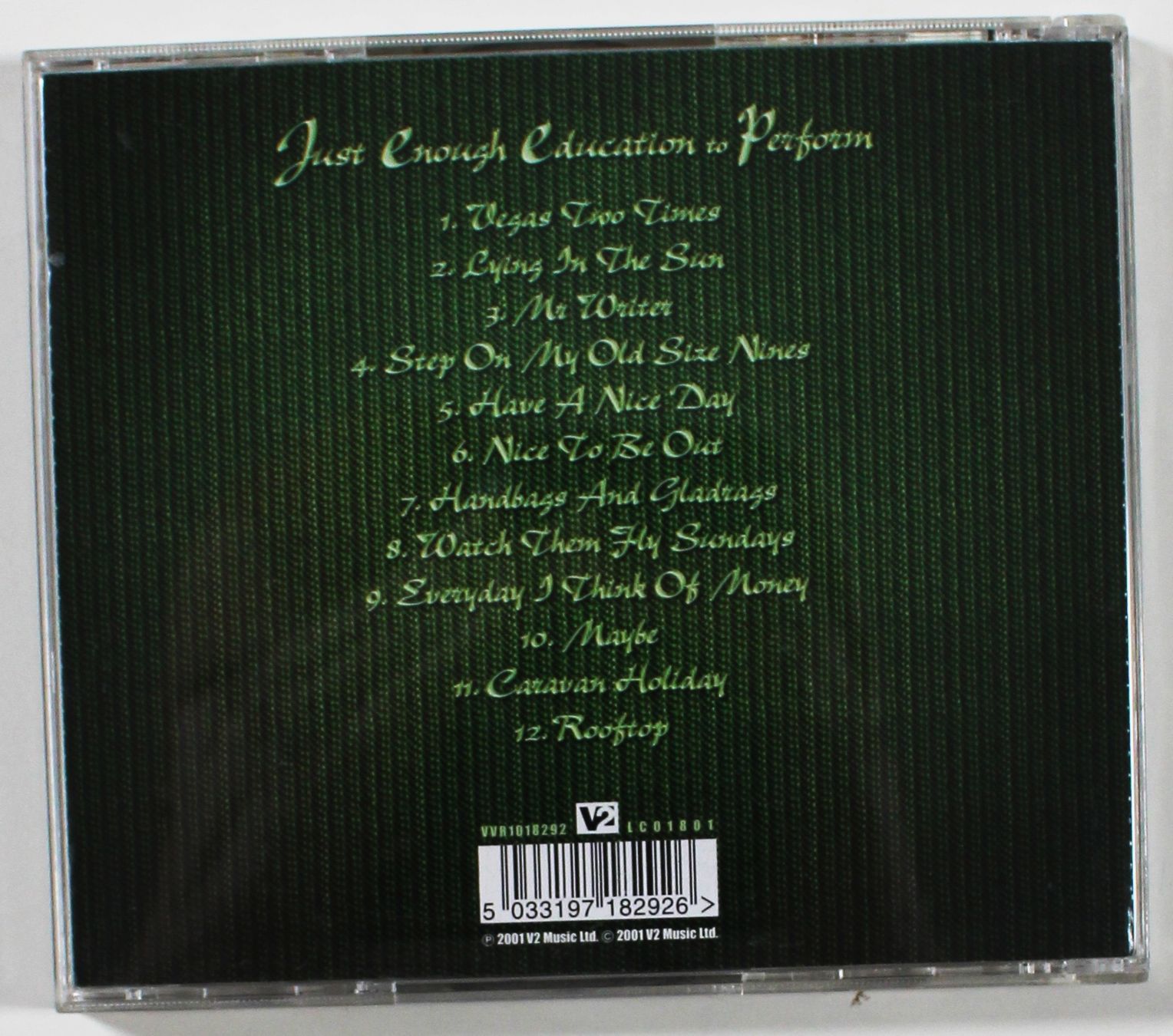 CD: CD STEREOPHONICS - JUST ENOUGH CADUCATION TO PERFORM – Usato da Brüttisellen venduto da Collector-Corner 2