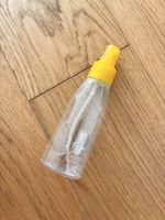 Spray bottle transparent yellow cap 100ml new