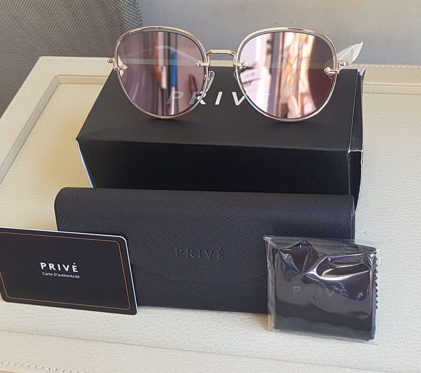 Lunettes de soleil rondes grises, lunettes soleil argent livré en 48h