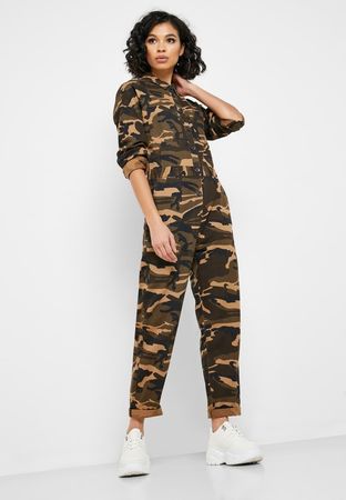 ONLY Camouflage Jumpsuit Gr. 36 (VERSAND möglich)