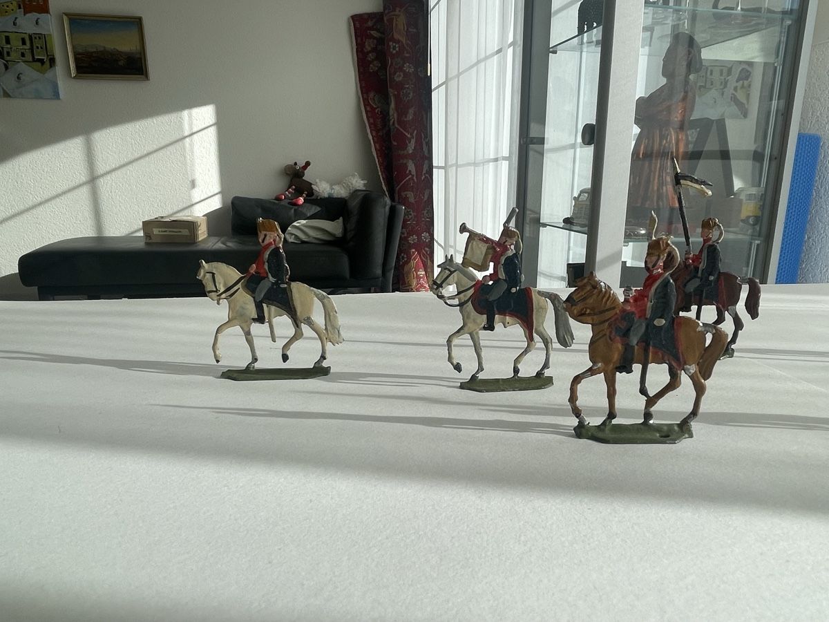 Giocattoli: Zinnfigur-Set historische Reiter-Armeefiguren – Usato da Meierskappel venduto da Hala03 4