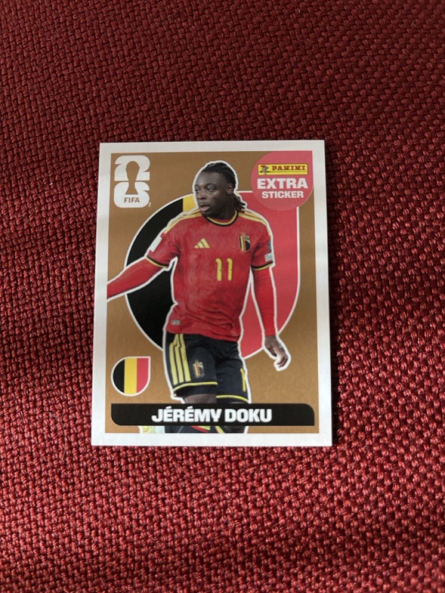 Panini Carte collezionabili: Jeremy Doku bronze 2026 – Nuovo (secondo la descrizione) da Zug venduto da Haegito