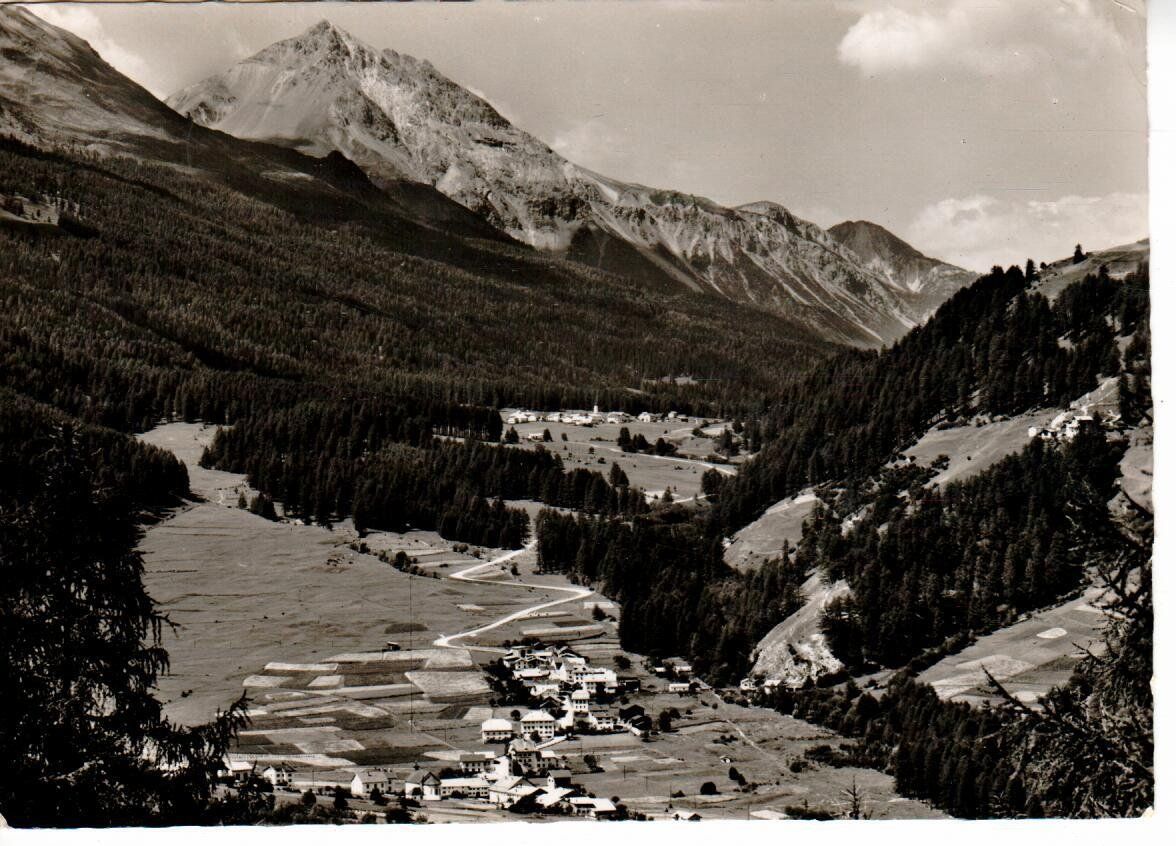 Ansichtskarten: Valchava - Münstertal 1955 – Gebraucht aus Wolhusen von Curver9