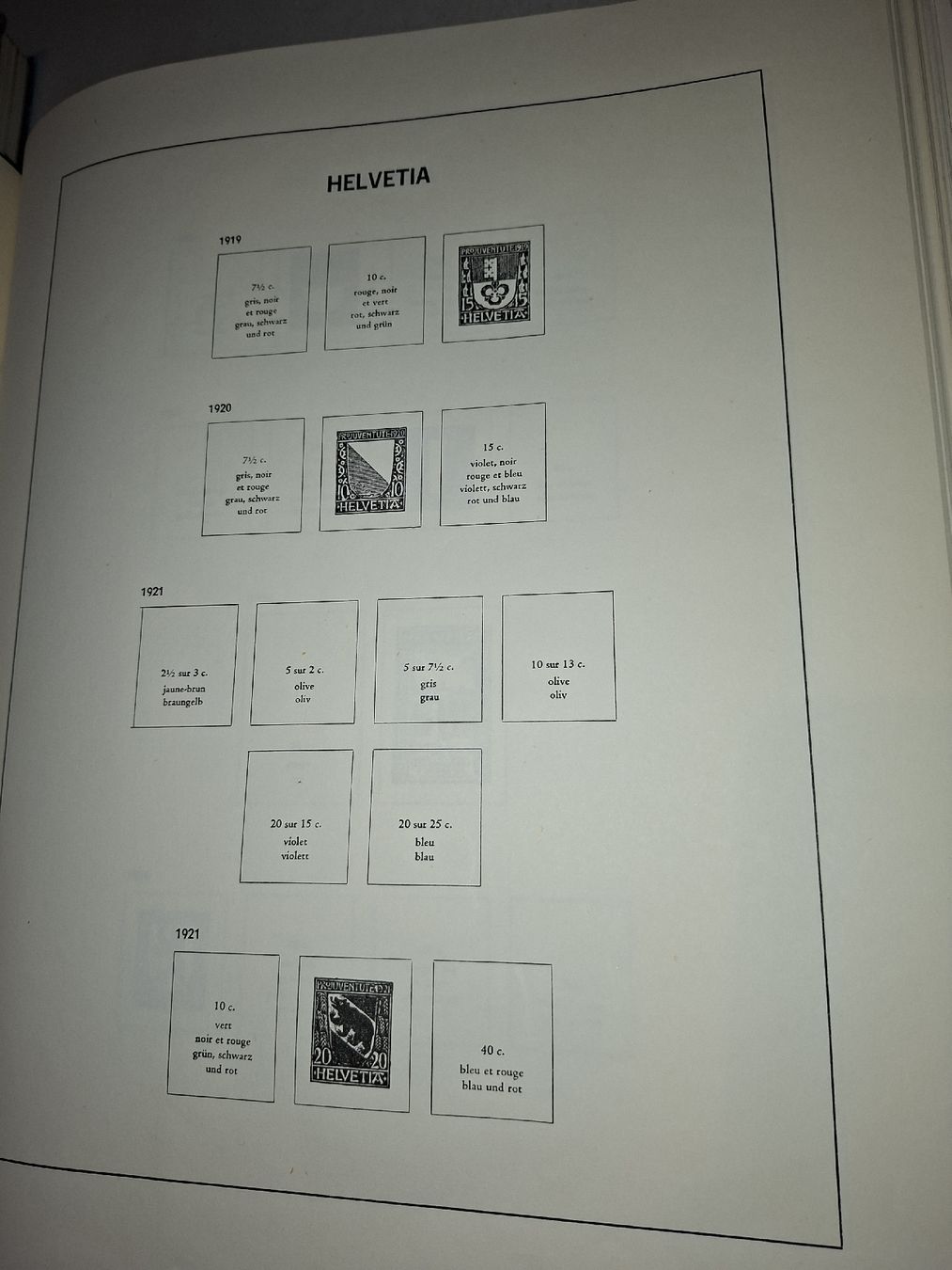 Alle Briefmarken: Davo Album - 1967 / PJ / FP  – Gebraucht aus Balgach von SIMEON27 4