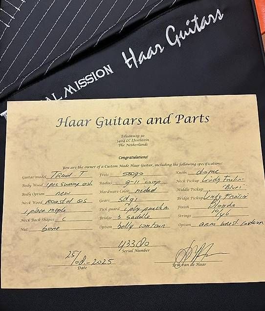 Strumenti musicali: Haar Trad T Custom Telecaster – Nuovo (secondo la descrizione) da Studen BE venduto da Cedi640 3