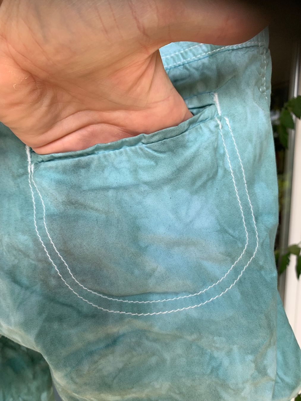 Hosen: Batik Hose Kurz, Gr.S – Gebraucht aus Uster von Flummi 2