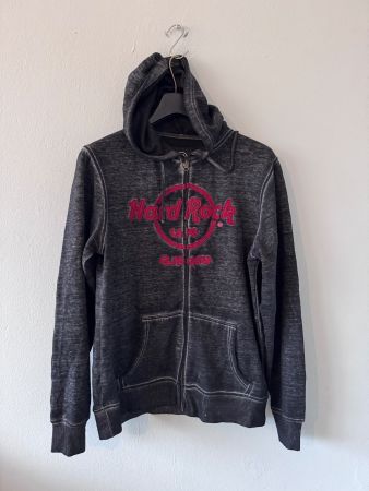 Vintage hoodie look Hard Rock Café Glasgow MEN M