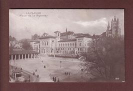 LAUSANNE - Place de la Riponne - 1911