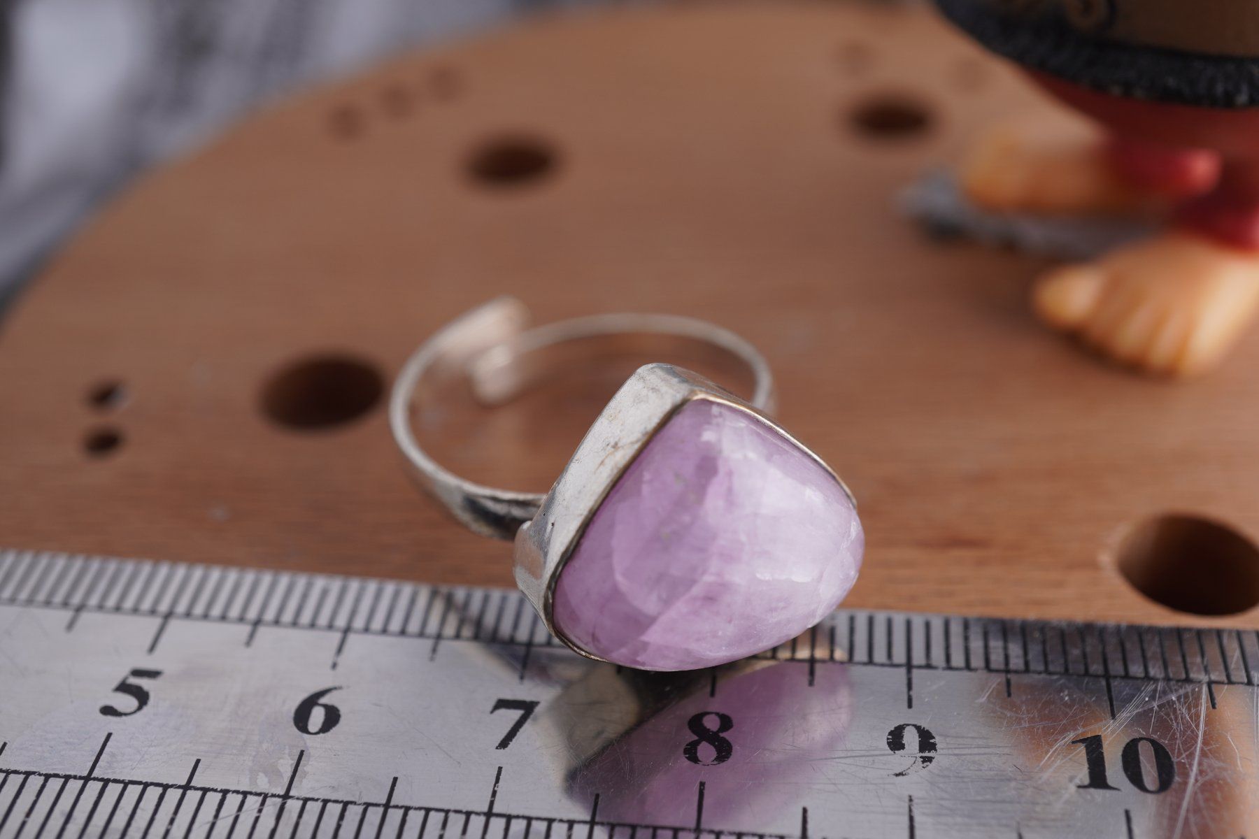 Minéraux & Lithothérapie: Kunzit  Rosa   ring Grösse  Variabel     (Räumung!) – Neuf avec emballage d'origine à Eschenbach SG par topstone 1