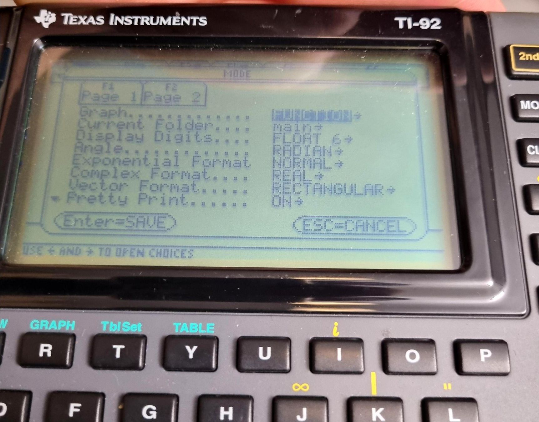 Texas Instruments Taschenrechner: Texas Instruments TI 92 Taschenrechner / calculatrice – Gebraucht aus Collonges von arashee 5