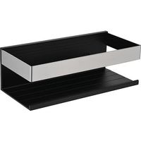Panier de douche Kalomo noir mat, 250x100x75 mm