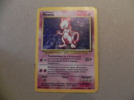 Hollogramm Hollo Pokémon Sammelkarte Mewtu 1999 60 KP