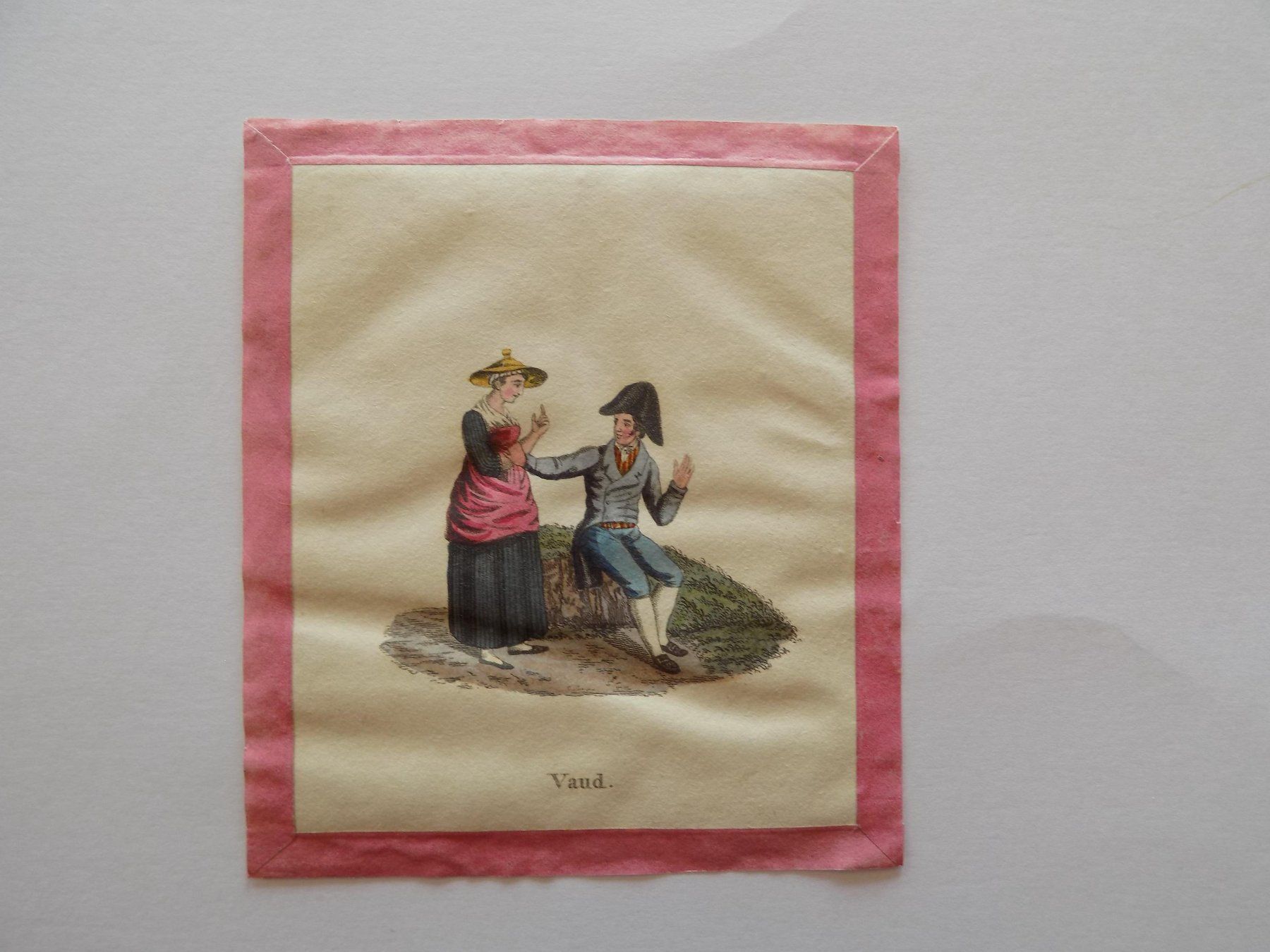 Gravures: Vaud Tracht koloriert – D'occasion à Risch par Antikfee