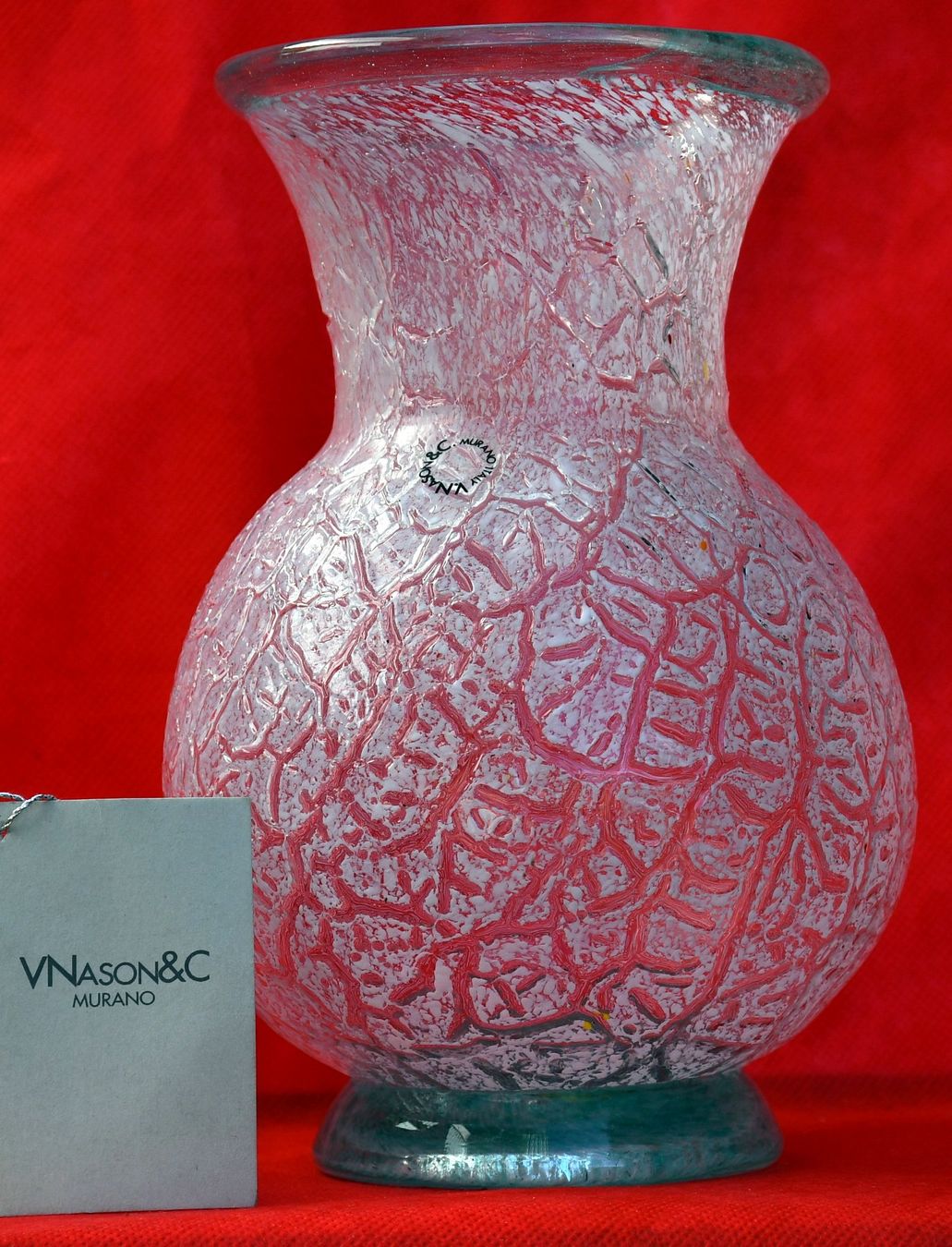 Murano Vasi & Recipienti: Vase Murano Glas VNason – Usato da Rotkreuz venduto da salsanera 1