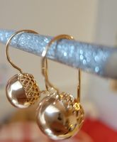 Élégantes Boucles d’Oreilles  plaqué or