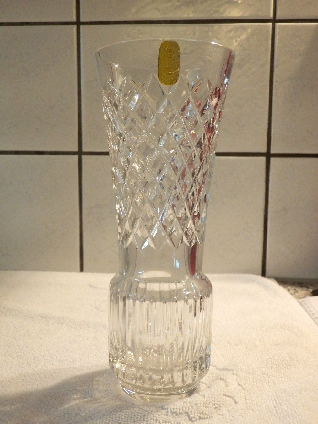Vasi & Recipienti: Vase, Echt Bleikristall, handgeschliffen – Usato da Ueberstorf venduto da dinbau 2