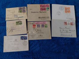 Tolle CH Briefe mit Kehrdrucken