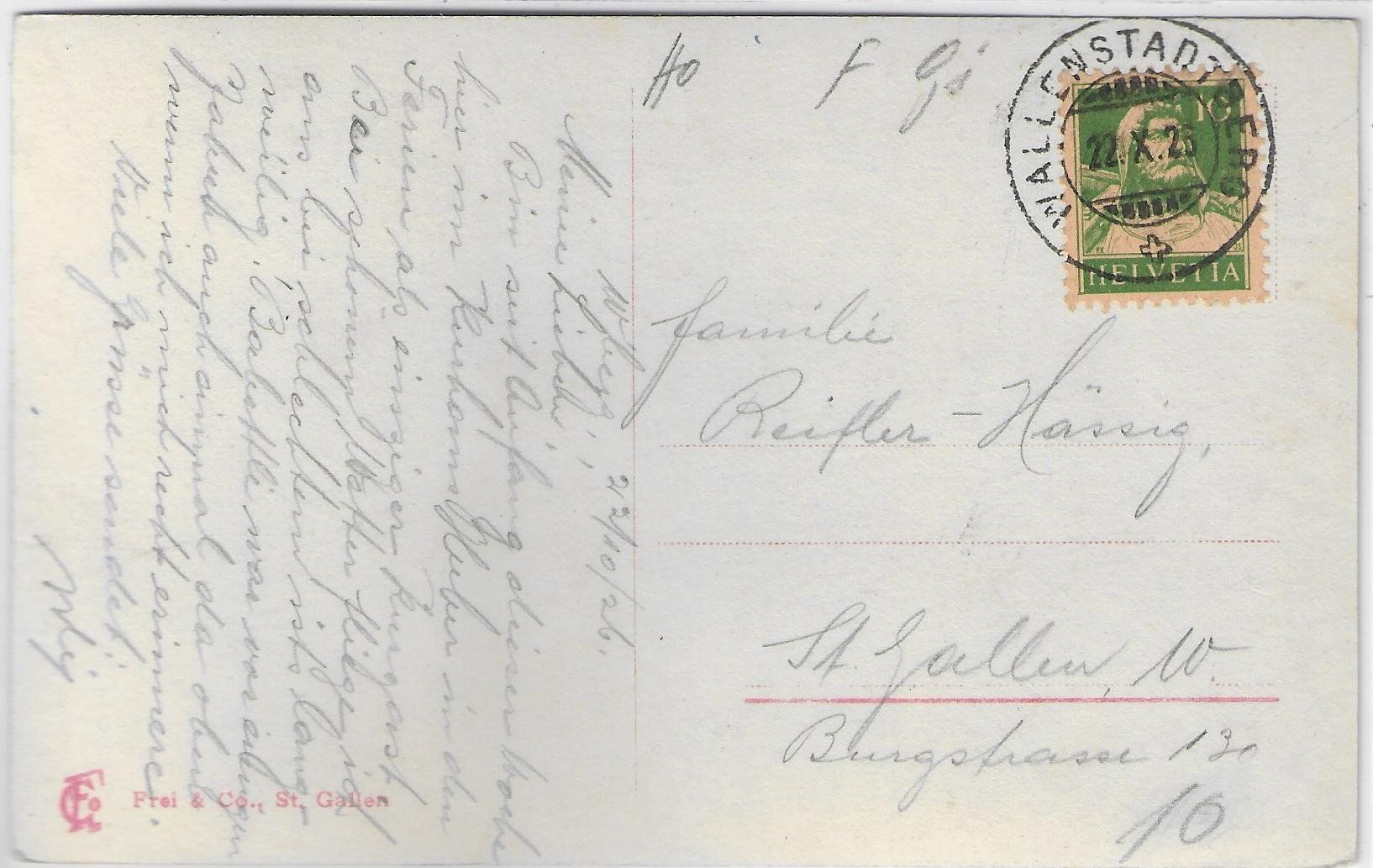 Cartoline postali: Partie am Wallensee – Usato da Ettingen venduto da Kartenplanet 1
