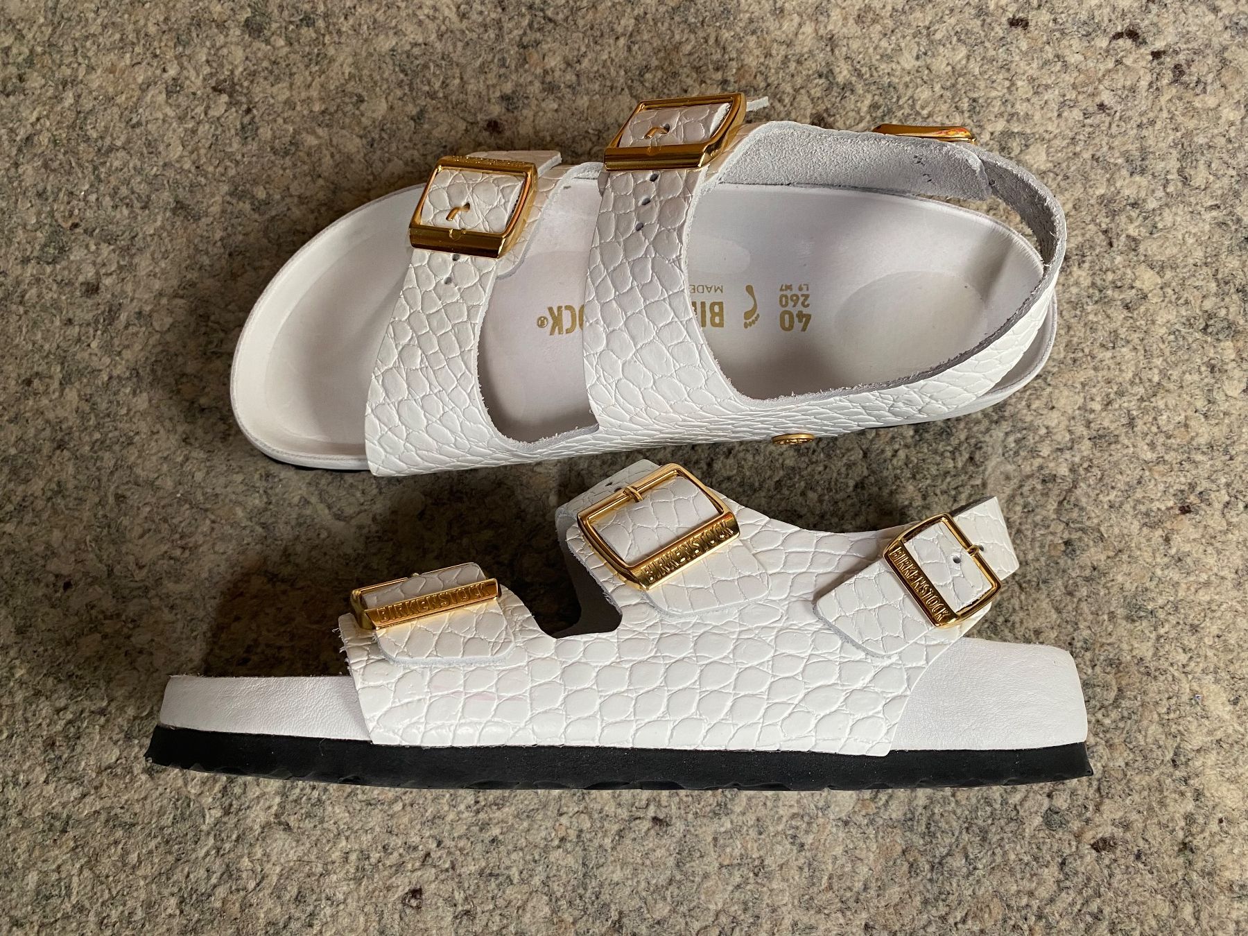 Birkenstock Scarpe da donna: Birkenstock Milano exquisite Gr. 40 – Nuovo (secondo la descrizione) da Wattwil venduto da edel88 2