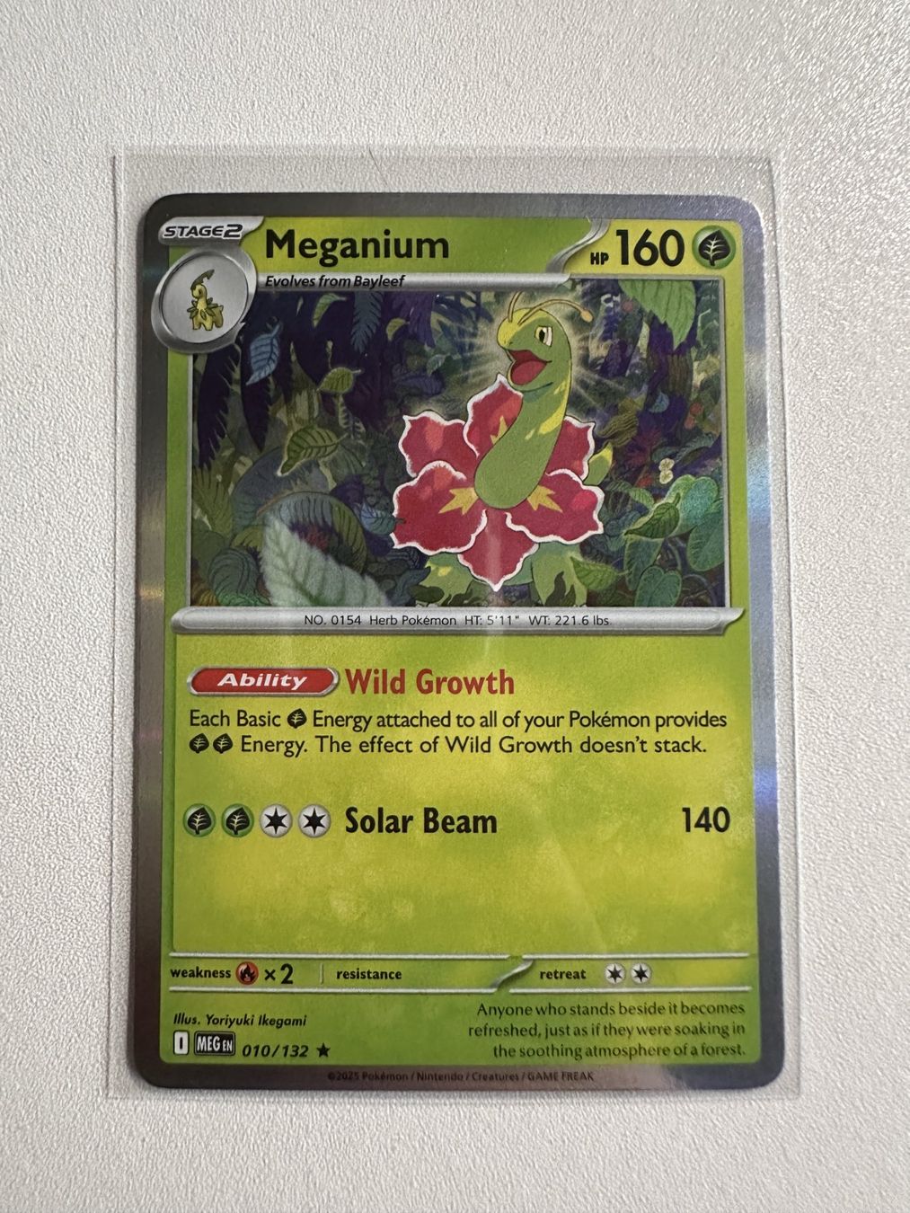 Pokémon Sammelbilder & Trading cards: Meganium HOLO MEG 010/132 EN – Gebraucht aus Zürich von 05t_bwx2
