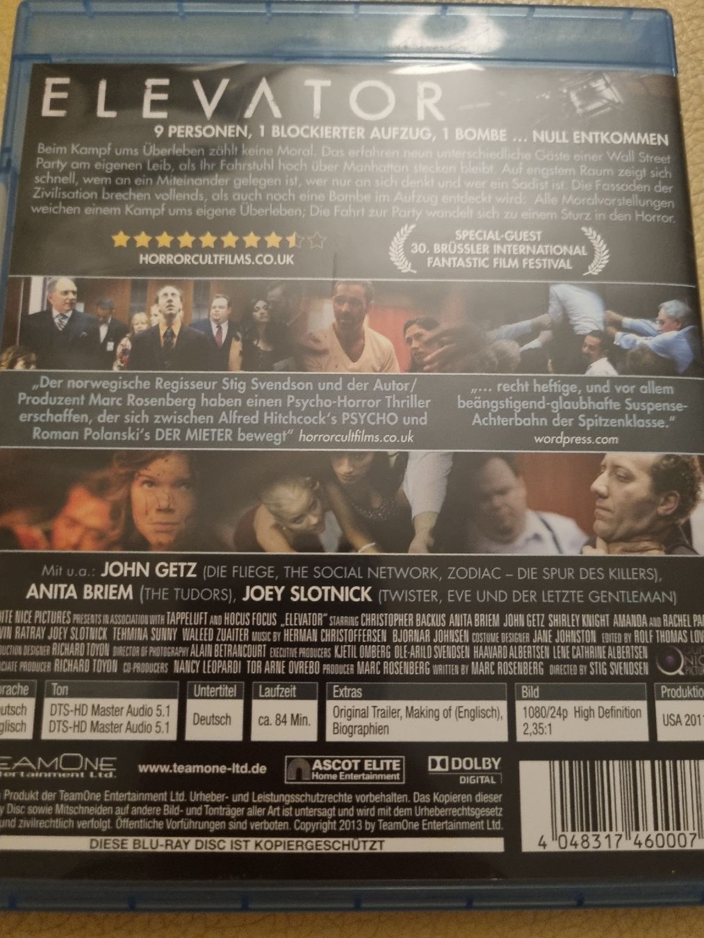 Alle DVDs: Blu-ray Elevator guter Zustand – Gebraucht aus Thierachern von rob_xm6d 1